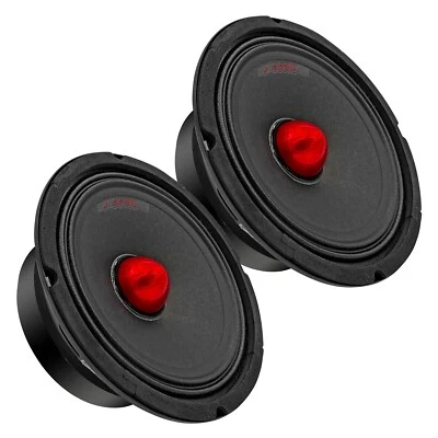 5Core 6.5Inch Midrange Door Speaker 360W Subwoofer Aluminum Bullet 4Ω Sub Woofer