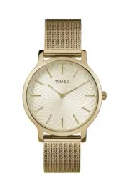 Timex Ladies Skyline Transcend 34mm Mesh Band Watch TW2R36100