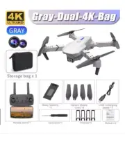 2024 E88Pro RC Drone 4K Professinal With 1080P Wide Angle HD Camera Foldable Hel