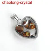 24.45Ct Pallasite Meteorite Pendant Brenham Meteorite Necklace --89