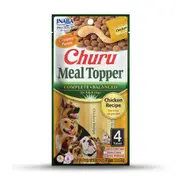 INABA 56 Gram 4 Tubes of Chicken Churu Meal Topper for Dogs