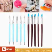 10/20 PCS Silicone Polymer Clay Sculpting Tool Pen Rubber Tip Color Shaping Wipe