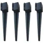 Ground Spike Post Anchor 24" Long, for 3.5" x 3.5" Posts - DH-GS1 - (4 Pack)