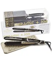 Olivia Garden Ceramic + Ion High Performance Professional Flat Iron 1" W Brush.