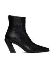Ann Demeulemeester Pointed Toe Ankle Boots 35.5 Black
