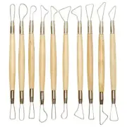 Major Brushes Wire Ended Clay Plasticine Modelling & Cutting Tools Pack of 10