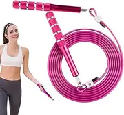 Speed Jump Rope | Aluminum Alloy Handle Fitness Cord Skipping Rope,Workout Gear Ergonomic Skipping Cable for Weight Loss Body Shaping