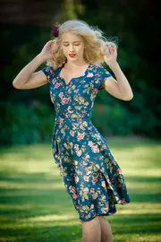 Manon Floral Dress--ELI-EAW34-10
