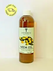 NEEM OIL by HERMES ORGANIC UNREFINED COLD PRESSED 12 oz