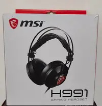 在飛比找Yahoo!奇摩拍賣優惠-微星 MSI H991 電競耳機