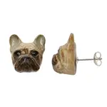 ANDMARY 手繪瓷耳環-法鬥 禮盒裝  FRENCH BULLDOG STUD EARRINGS