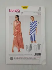 Burda Sewing Pattern 6500 Women's Dress Pattern Size US 8-20 EUR 34-46 NEW