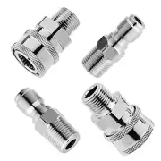 Pressure Washer Adapter Set, 3/8" Quick Connect Male Fittings, 5000 PSI , 2 Sets