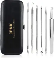 Blackhead Remover Tool Comedones Extractor Kit, 6 Pcs for Nose Face