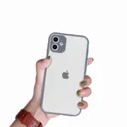 Shockproof Bumper Case Cover Clear Silicone Matte For iPhone 11 Pro Max XS XR 7 8 - Grey - For Apple iPhone XR