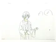Persona 3 Movie P3 Hero Makoto Yukata Key Animation Sheet OFFICIAL Anime Illust