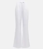 [Galvan] Galvan Bridal high-rise wide-leg pants AU 14 white
