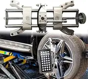 YoKxcm Wheel Alignment Tool, Toe Plates Wheel Alignment Tool for 11"~25" Tires, Alloy Process, Provides Accurate Measurement, Suitable for Various Vehicles