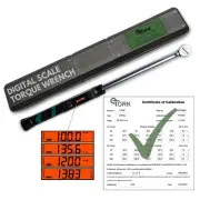 - Digital Torque Wrench - 1/2" Drive (25-250 ft-lb) Precision Torque Tool w/E...