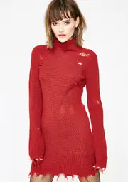 Lit Lost In The Sauce Sweater Dress