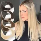 Forehead LACE Hairpiece Real Toupee Remy Human Hair Frontal Hairline Replacemen