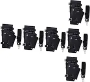 TOVINANNA 6 Pcs Hairdressing Tool Bag Scissor Holder Roll-up Pouch for Salon Barber Scissors Pouch