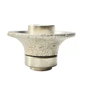 Shape B Demi-Bullnose 2cm brazed diamond router bit position 1