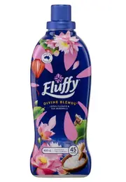 Fluffy Divine Blends Lotus Flower & Sea Minerals Liquid Fabric Softener Conditioner 45 Washes, 900mL