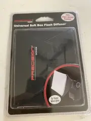Precision Design Universal Soft Box Flash Diffuser Fits Shoe-Mount Flashes