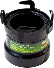 Valterra T1028 Rotating Rigid Pipe Adapter - 3" Hub x Bayonet Hooks