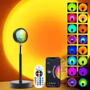 Sunset LED Lamp Projector, 21 Colors Changing App & Remote Control Mood...