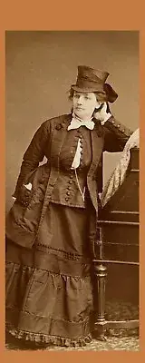 Victoria Woodhull - American Activist - Laminated Photo Bookmark - 2.5 x 6 in