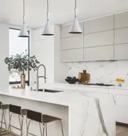 Classic Cone Shape Pendant Light White