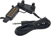 ERINGOGO 1Set Piezo Pickup Acoustic Guitar Pickup Transducer with Volume Tone Control Easy Installation No Punch Design for Musicians and Music Lovers