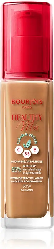 Bourjois Healthy Mix Radiant Vegan Foundation 30ml 58W Caramel
