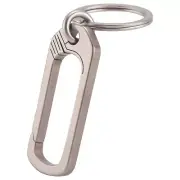 Titanium Buckle Keychain Titanium Alloy Simplicity Buckles Camping9741