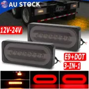 2x LED Tail Lights Stop Indicators Reverse Lamp 12V 24V Trailer Truck Ute Lights