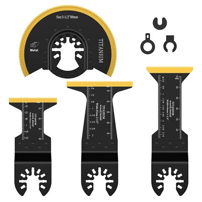 Oscillating Saw Blades Kit Solid Versatile Metal Cutting Saw Blade Set·