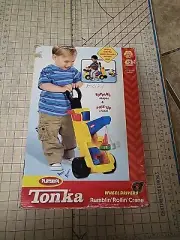 Vintage Tonka Playskool Rumblin Rollin Crane Wheel Drivers