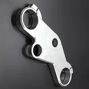for Suzuki GSXR 600 750 GSXR600 2001-2003 K1 K2 K3 CNC Motorcycle Lowering Triple Tree Front Upper Top Clamp GSXR1000 2001-2002 Decorate (Color : Silver)