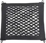Bikes Cargo Net – High Strength Elastic Mesh Organizer Net with Hooked Edges, Nylon Material | Motorcycle Net with Storage Bag, Easy Installation for Securing Helmets, Luggage, Outdoor Gear