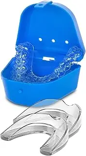 EZONEDEAL 2 Pack Mouth Guard for Grinding Teeth at Night, Mouth Guard for Sleeping, Mouth Guard for Clenching Teeth, Reusable Mouth Guard for Sleeping Professional Stops Bruxism and Teeth Clenching
