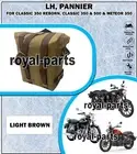"L.H PANNIER , LIGHT BROWN " for R.E Meteor 350, Classic 350 Reborn, 350/500