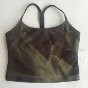 Anthropologie Beyond Yoga Spacedye Slim Racerback Crop Sports Bra Tank Top XS