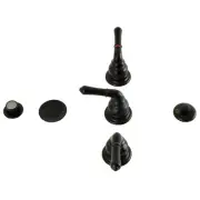 Kingston Brass KB32 Magellan 1.5 GPM Widespread Bidet Faucet - Black