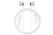 Baseus Encok CZ18 In-Ear Wired Earphones USB Type-C Earbud Wired w/ Mic Control - White