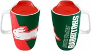 NRL Ceramic Travel Coffee Mug - South Sydney Rabbitohs - Drink Cup with Lid