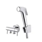 Toilet Bidet Spray Handheld Sprayer And Dual Control Cistern Cock Tap