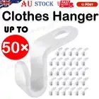 Clothes Hanger Connector Hooks Cascading Clothes Hangers for Space Saving Hooks