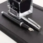 Sheaffer 300 Fountain Pen - Black Barrel with Chrome Cap